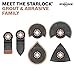 Bosch OSL312DG 3-1/2 in. Starlock® Oscillating Multi Tool Diamond Grit Grout Blade