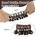 GOGHOST Cacho Seed Rattle Bracelet, 2 PCS Brown African Shaker Nut Shell Bracelets Natural Percussion Accessories Musical Instrument for Adult(Pala)