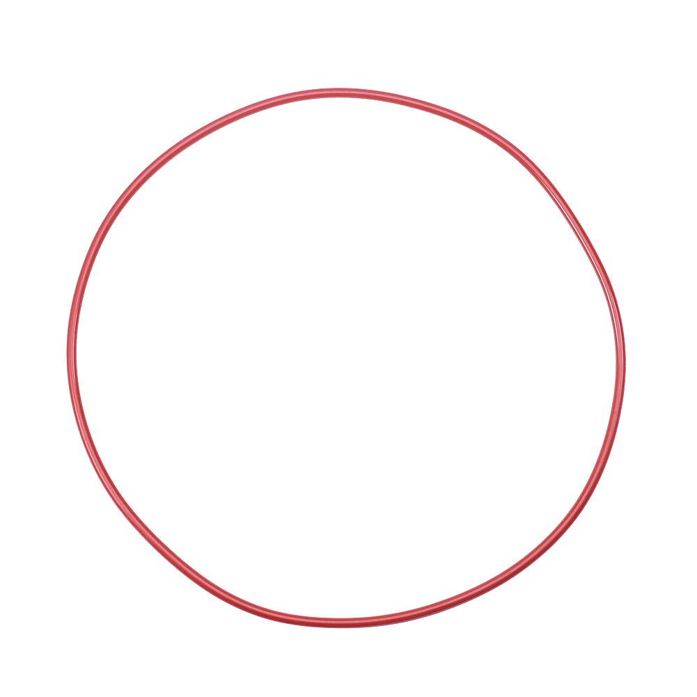 Othmro Silicone O-Ring, 185mm OD, 178mm ID, 3.5mm Width, VMQ Seal Rings Gasket, Red 1 Pcs