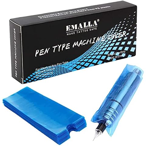 Bolso de la Pluma Emalla para Tatuajes Temporales Cover