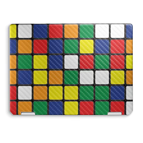 Image of MightySkins Carbon Fiber Skin Compatible with HP Spectre x360 14 inch (2022) Full Wrap Kit - Puzzle Cube | Protective, Durable Textured Carbon Fiber Finish | Easy to Apply | Made in The USA