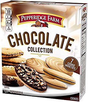 Pepperidge Farm Cookie Collections Chocolate 9 Cup Cookies, 18 Count(Pack of 2 boxes) - 7 Cookie Varieties, 13 OZ