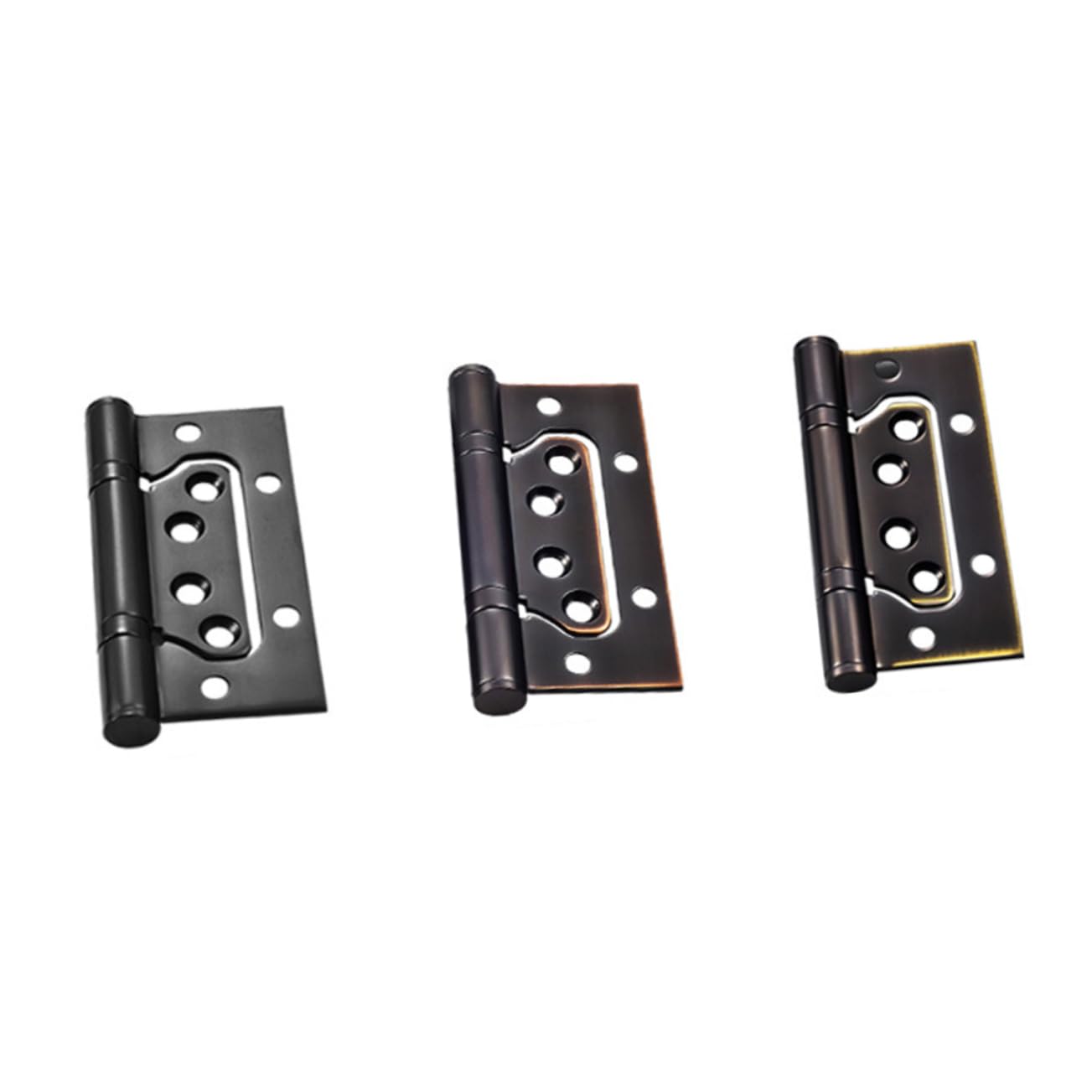 OUNONA Stainless Steel Hinges Concealed Hinge Spring Hinges Furniture Hinges Black