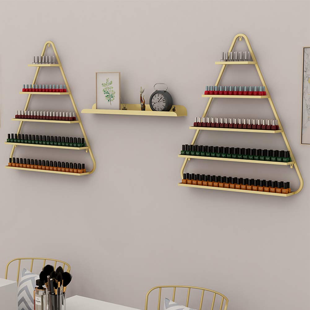 Shelf Fingernail Polish Holder Nail Polish Organizer Wall Mounted Nail Polish Storage Shelves Essential Oil Wall Rack Nail
