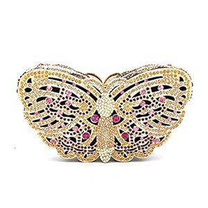 LKESWLE Vrouwen avondfeest diamanten kristal portemonnees klauwen bruids bruidsfeest kleine portemonnees (Color : A, Size : One size)