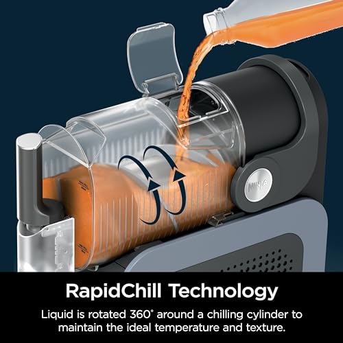 Ninja SLUSHi with RapidChill Technology, 88 oz. Frozen Drink & Slushie Machine, 5 Preset Programs, Margaritas, Frappés, and More, Premium Accents, Black, FS301