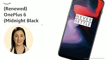 Renewed) OnePlus 6 (Midnight Black 8GB RAM+128GB) : Amazon