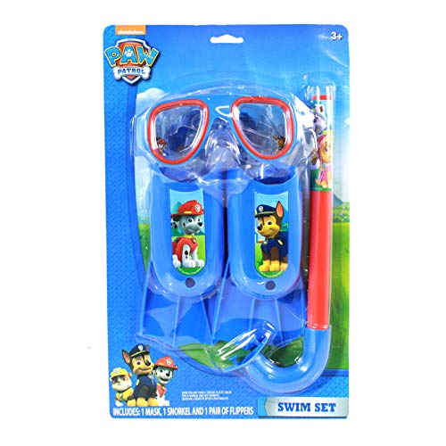 swimming flippers and goggles