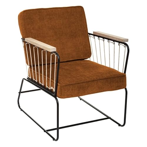 Sillón Anzio Tela Chenille Atmosphera (ámbar) Cover