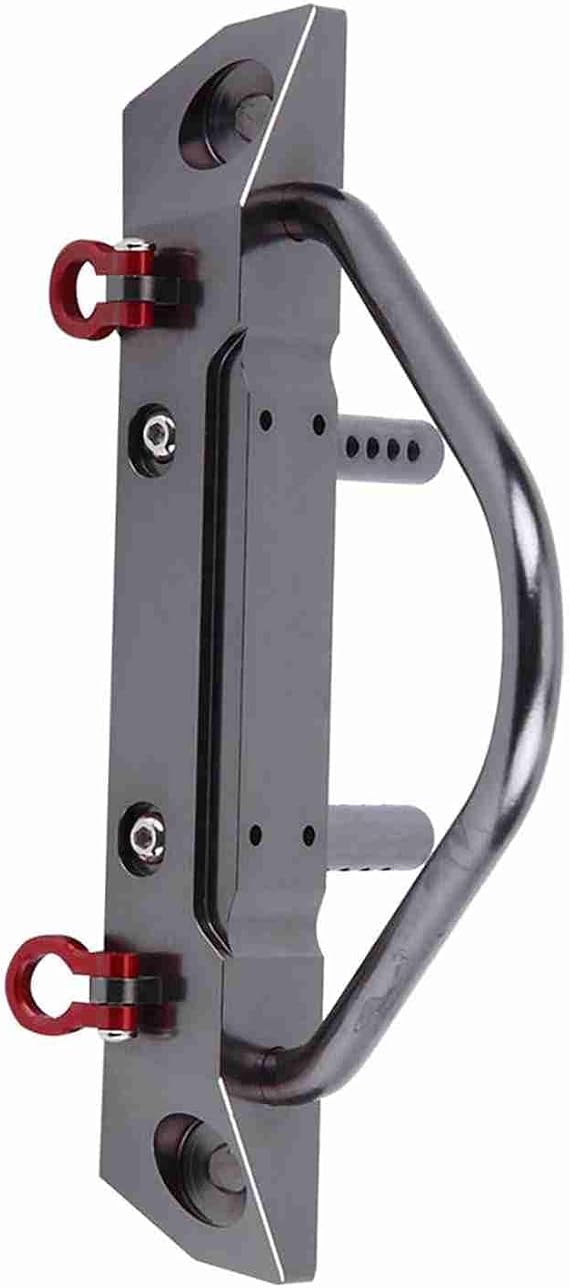 Ausla Aluminium Alloy RC Car Front Bumper CNC Machined Front Guard 132mm 65g Easy Installation Polished Surface for Axial SCX10 MST SCX10 II 1 10 Crawler