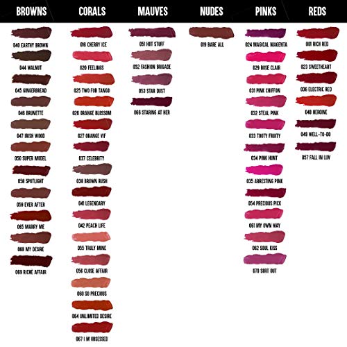 Image of Colorbar Matte Touch Lipstick, Heroine 048, 4.2g