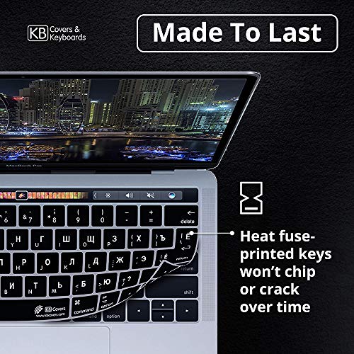 Funda para teclado ruso KB Covers de MacBook Pro Late 2016 sin Touch Bar 4