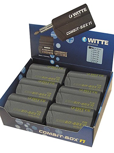 WITTE 27749 Combit-Box 17 Tin boîtier embouts vissage magnétiques - 2