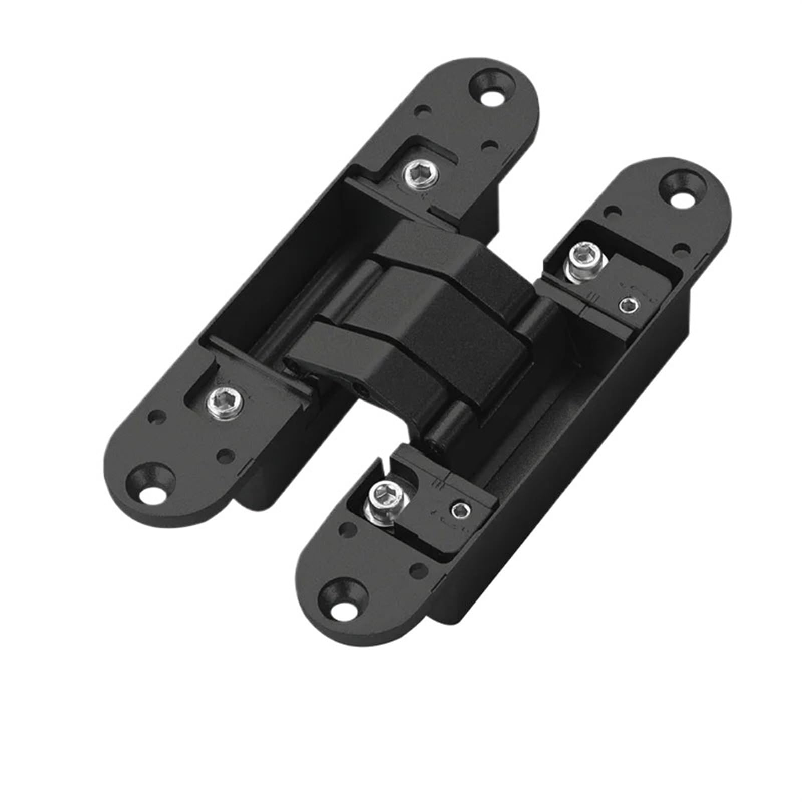Concealed Hinges Hidden Door Dedicated Hinge Three-Dimensional Adjustable Concealed Cross for Furniture(140x30 Black)
