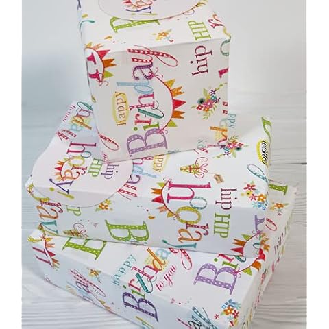 Abacus Happy Birthday Gift Wrap Pack Cover