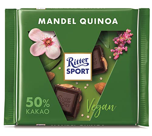 Ritter Sport Mandel Quinoa (chocolate vegano sin lactosa con almendras & quinoa) 100g