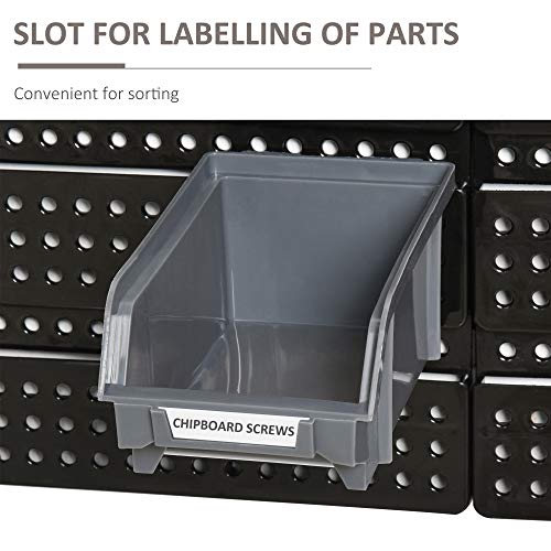 DURHAND 30 Cubbie On-Wall Storage Board Tool Screw Organiser Garage Workshop DIY Container w/Screw Kit Tool Equipment Tidy 6 DURHAND 30 Cubbie On-Wall Storage Board Tool Screw Organiser Garage Workshop DIY Container w/Screw Kit Tool Equipment Tidy - Image 6