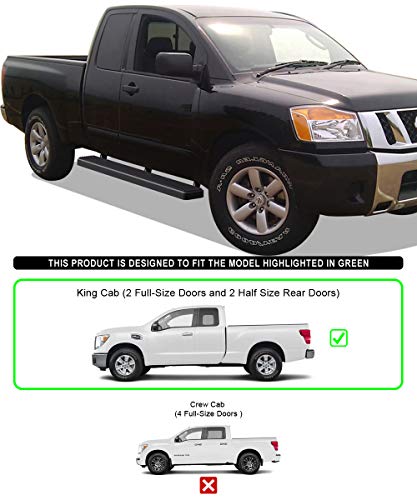 Estribos Tuxtreme Running Boards 6 in Negro Mate miniatura 2