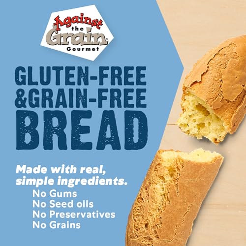 Image of Against the Grain Gluten-Free Original Baguettes, 15 oz, No Grains, Seed Oils or Preservatives; Frozen Bread, 2 Baguettes