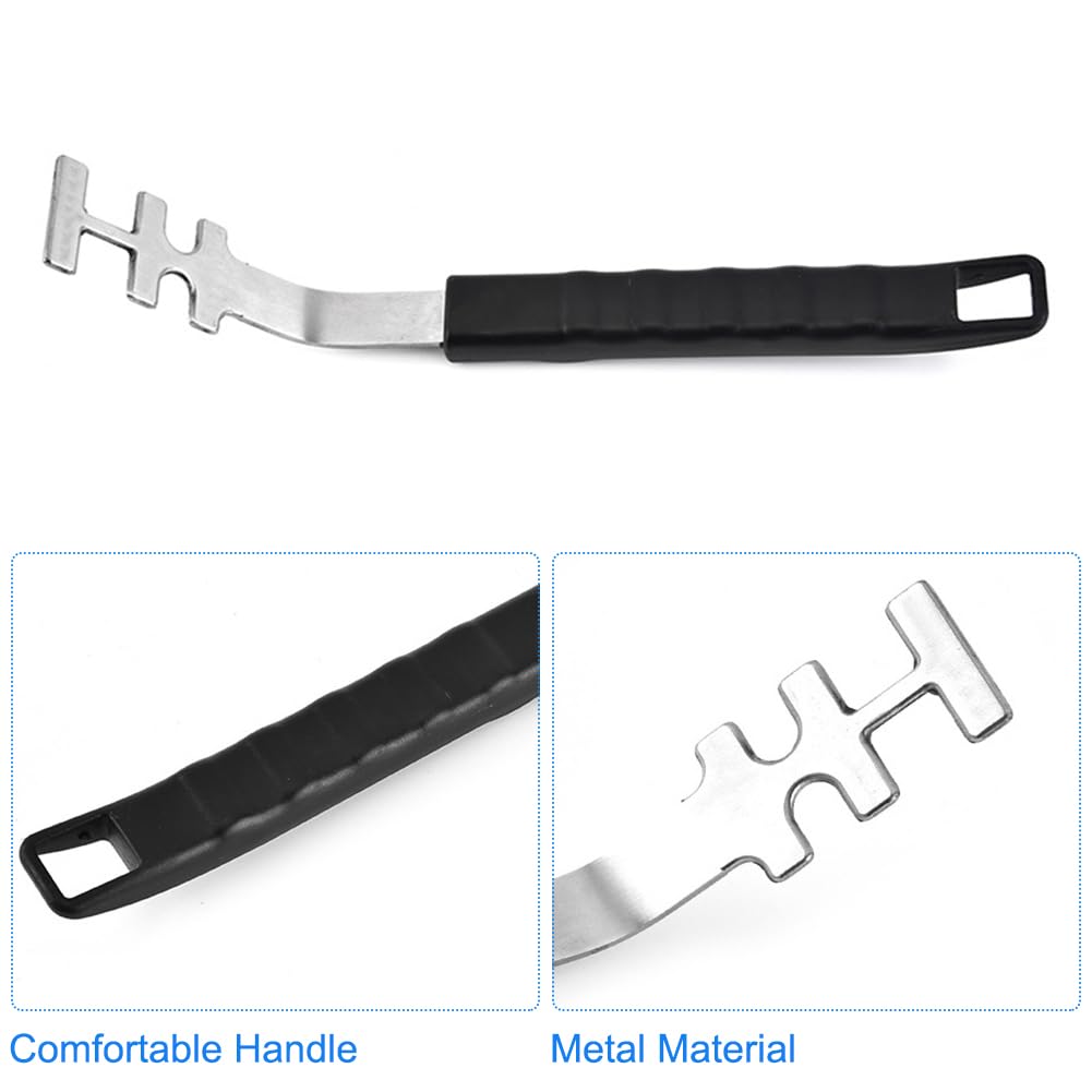 BBQ-Toro Pinza Solleva-Griglia – Acciaio Al Carbonio, 20x12x3 Cm, Perfetta Per Griglie Calde E Sporche, Accessorio Per BBQ