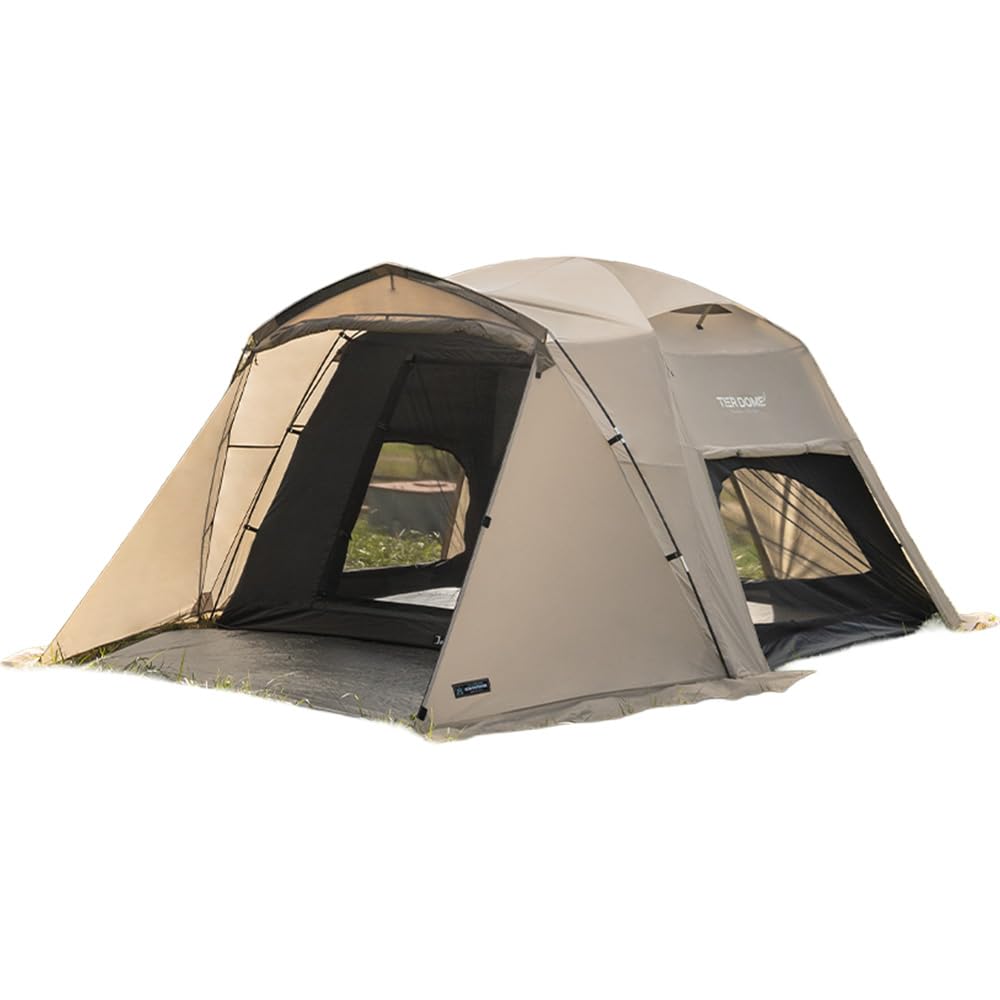Amazon.co.jp: KZM ティアドームGT 3～4人用 ドームテント キャンプ