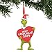 Department 56 Dr. Seuss The Grinch with Heart Dated Hanging Ornament, 4.5 Inch, Multicolor