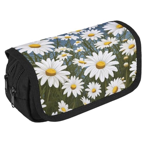 Trousse à crayons camomille grand format pour en finir avec le désordre de bureau