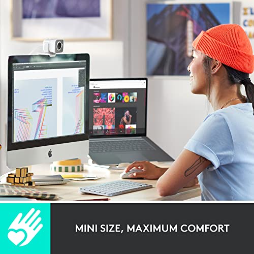 Logitech MX Keys Mini for Mac Minimalist Wireless Keyboard, Compact, Bluetooth, Backlit Keys, USB-C, Tactile Typing, Compatible with MacBook Pro,MacBook Air,iMac,iPad - Pale Grey by Logitech - Image 5
