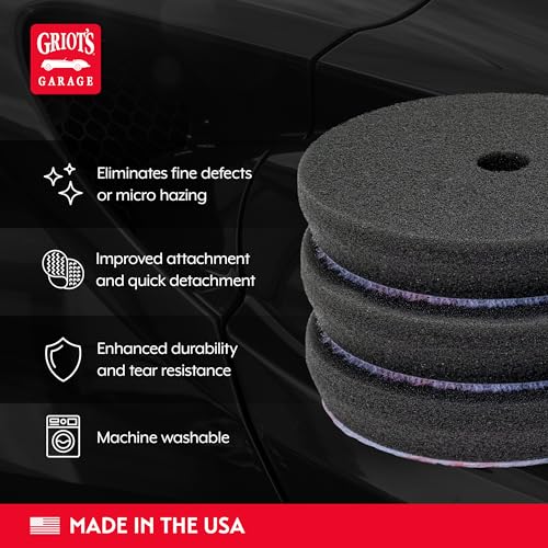Image of Griot's Garage B140F3 BOSS 3 inch Finishing Foam Pads (Set of 3)