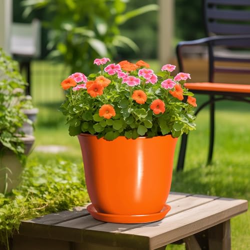 Pots pour plantes d'extérieur et intérieur avec trou de drainage - 5