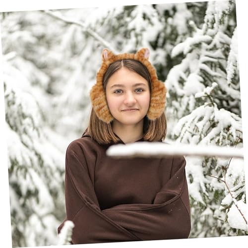 Plush Ear Muffs for Winter Cartoon Ear Warmers for Boys Lightweight Comfortable Cold Protection Portable4