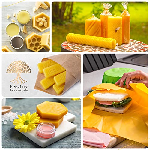 Eco Lux 8 Beeswax Blocks 100% Pure Natural Organic Bees wax 180g - Image 5