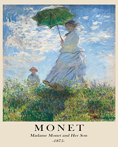 Sylvana Workshop - Monet Poster Print, Unframed(8X10Inch Set Wall Decor), Wall Decor Poster Prints, Monet Room Decor, Monet Wall Art, Monet Poster (Monet 9) #TOP7