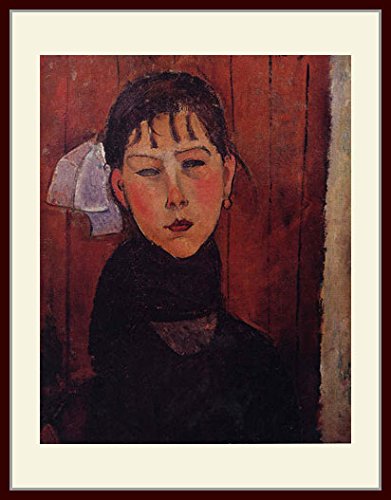 Amazon.co.jp: モディリアーニ・「民衆の娘マリー」 プリキャンバス