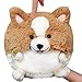 Squishable Corgi Plush, Tan and White, Mini 7