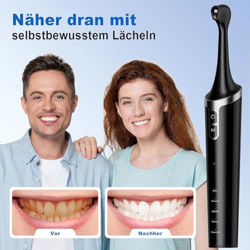 Zahnsteinentferner Zahnaufhellungsset Professionell, Zahnreinigung Zahnpolierer mit 5 Modi für Zahnreinigung & Zähne Aufhellen, Zahnaufhellung bleaching zähne Set mit 5 Köpfen