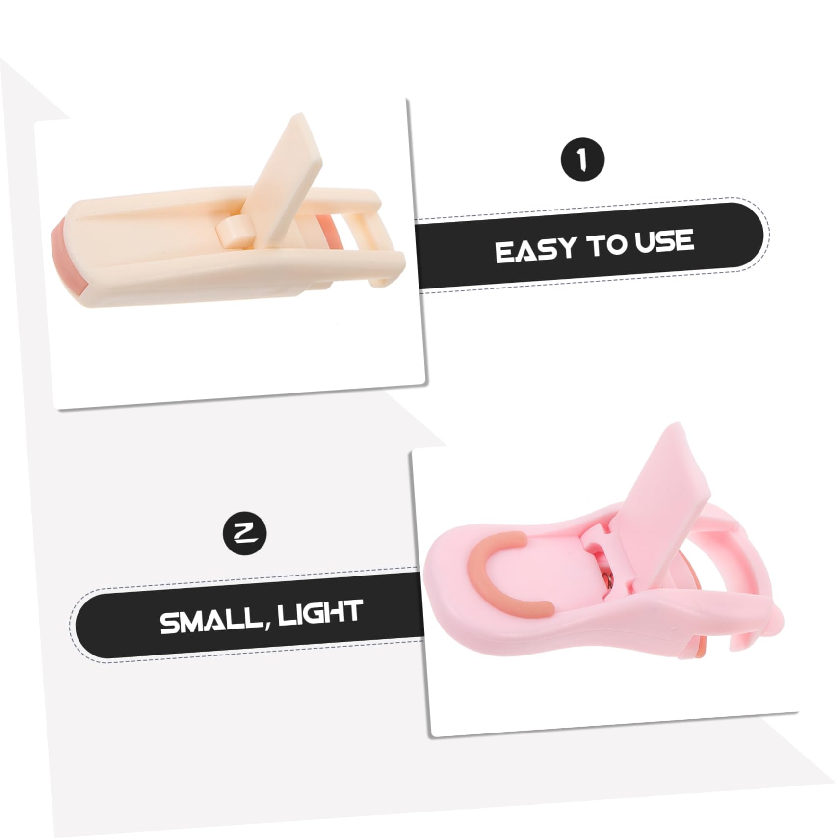 MAGICLULU 12 Piezas Rizador De Pestañas De Pata De Gato Accesorios Para Extensiones De Pestañas Rizador De Pestañas Profesional Herramientas Para Rizar Herramienta De Pestañas Sección Abs
