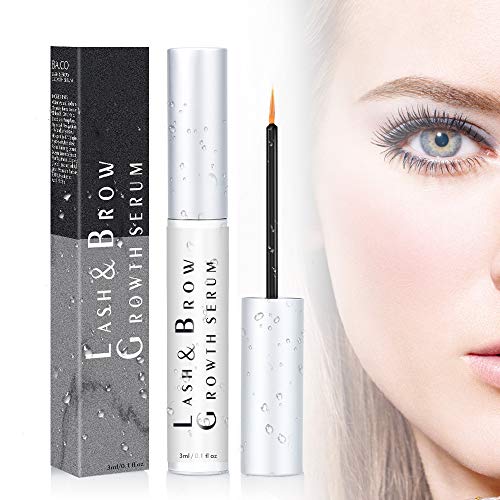 Preisvergleich Produktbild BA.CO Wimpernwachstumsserum, Wimpernwachstumsserum - Augenbrauenwachstumsserum, Verstärker, Natürlich länger, dicker, voller,3ml