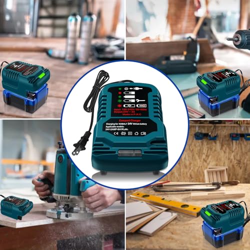 Mini carregador para bateria Kobalt 24V, tamanho 1/4 do KRC 2445-03 Original, para bateria Kobalt 24