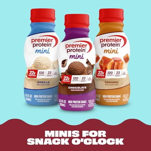 Premier Protein MINIs 22g Protein Shake, Vanilla, 12 Pack - image 7