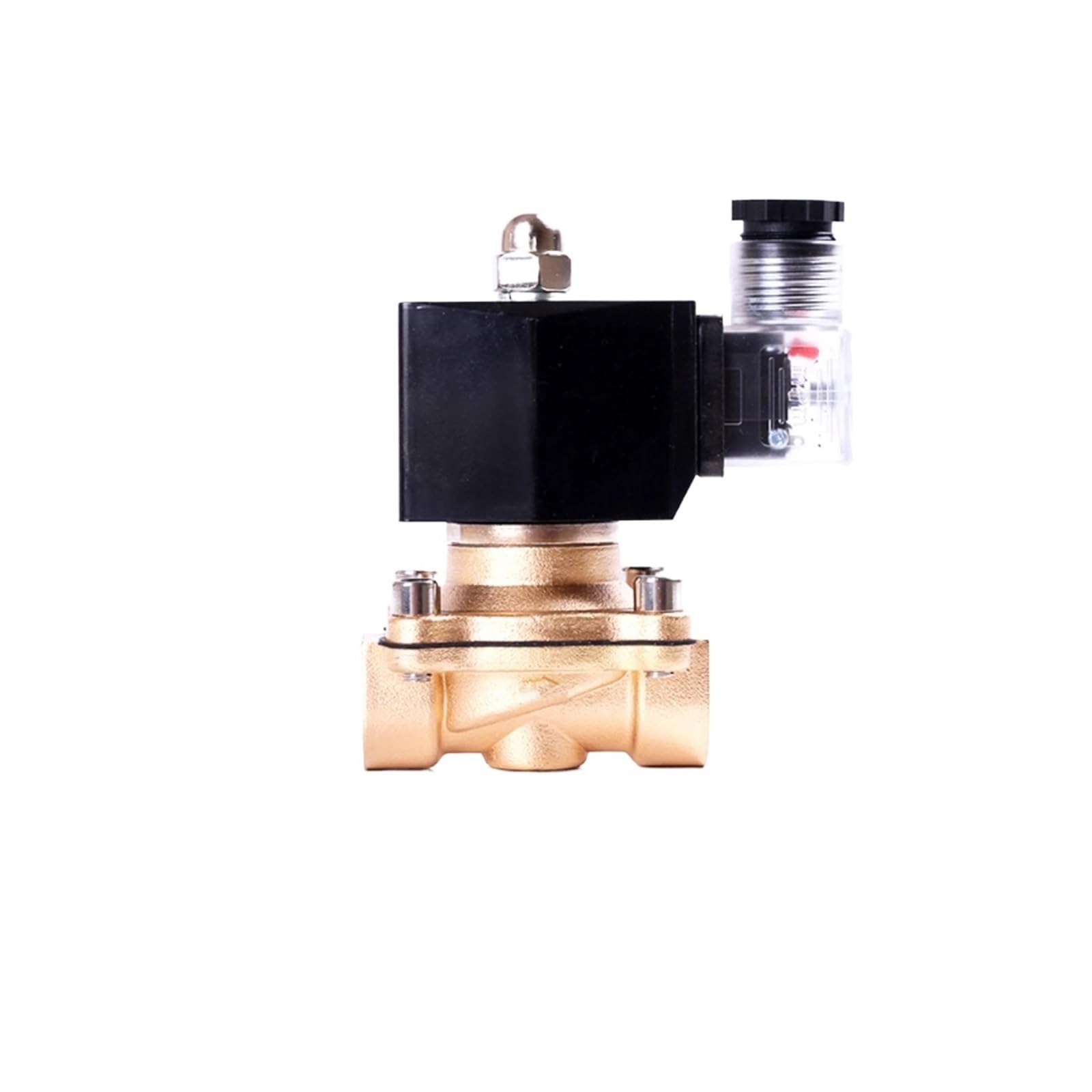 Électrovanne laiton 3/4 action directe DC24V avec LED témoin étanche