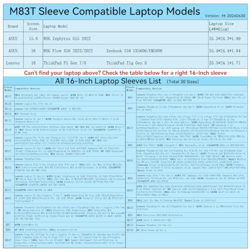 Image of Smatree M83T Hard Protective Laptop Case for 15.6 inch ASUS /Lenovo /ASUS | Compatible for 15.6 inch ASUS ROG Zephyrus G15 2022, Lenovo ThinkPad P1 /T1g Gen 8 /7, ASUS ROG Flow X16 /Zenbook (X8279T)