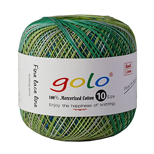 golo Crochet Thread Size 10 Yarn for Hand Knitting Crochet Yarn