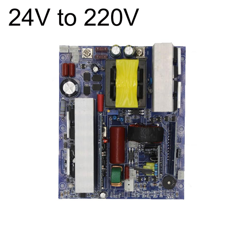 50Hz 12V/24V Ingresso a 220V Uscita 500W Inverter a onda sinusoidale pura Scheda madre Modulo inverter Protezione da sovraccarico/cortocircuito (24V)