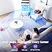 Portable Air Conditioners, 2500 CFM Swamp Cooler with 6.87 Gal Water Tank, 3-Speed Fan, 25 DB Evaporative Air Cooler with 16 FT Remote Control, 120°Oscillation, 7.5H Smart Timer, 4 Ice Packs