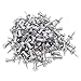 Advantus Aluminum Head Push Pins, Steel 3/8-Inch Point, Silver, 100 per Box (CPAL3)