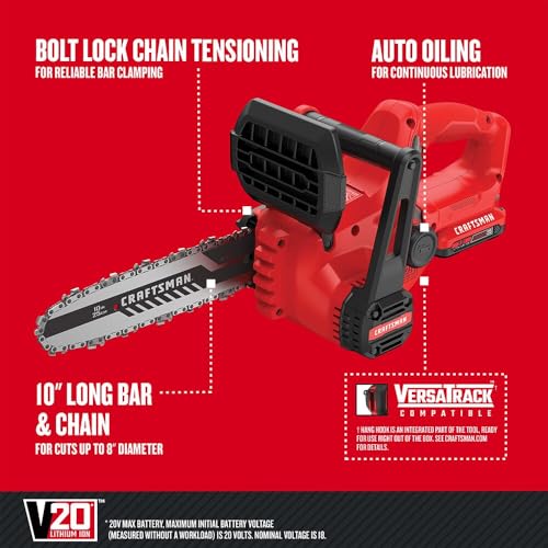 CRAFTSMAN 10-Inch Cordless Chainsaw