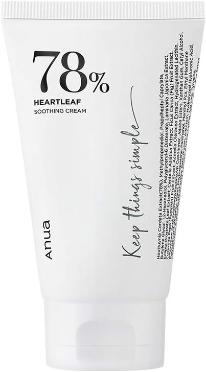 Heartleaf 70% Soothing Cream 100ml / 3.38 fl.oz. I moisturizing, soothing the skin, panthenol, ceramide, moisture barrier