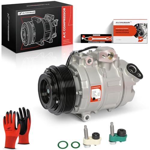 A-Premium Air Conditioner AC Compressor with Clutch Compatible with Ford