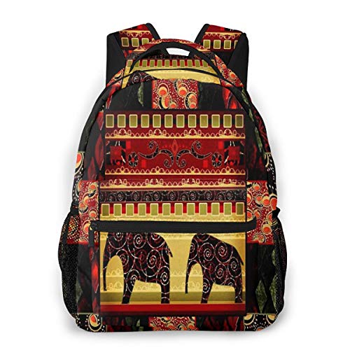 FDFCSD Mochilas Escolares  Piel de Serpiente Hippie Hombre Mujer Casual para Portatil